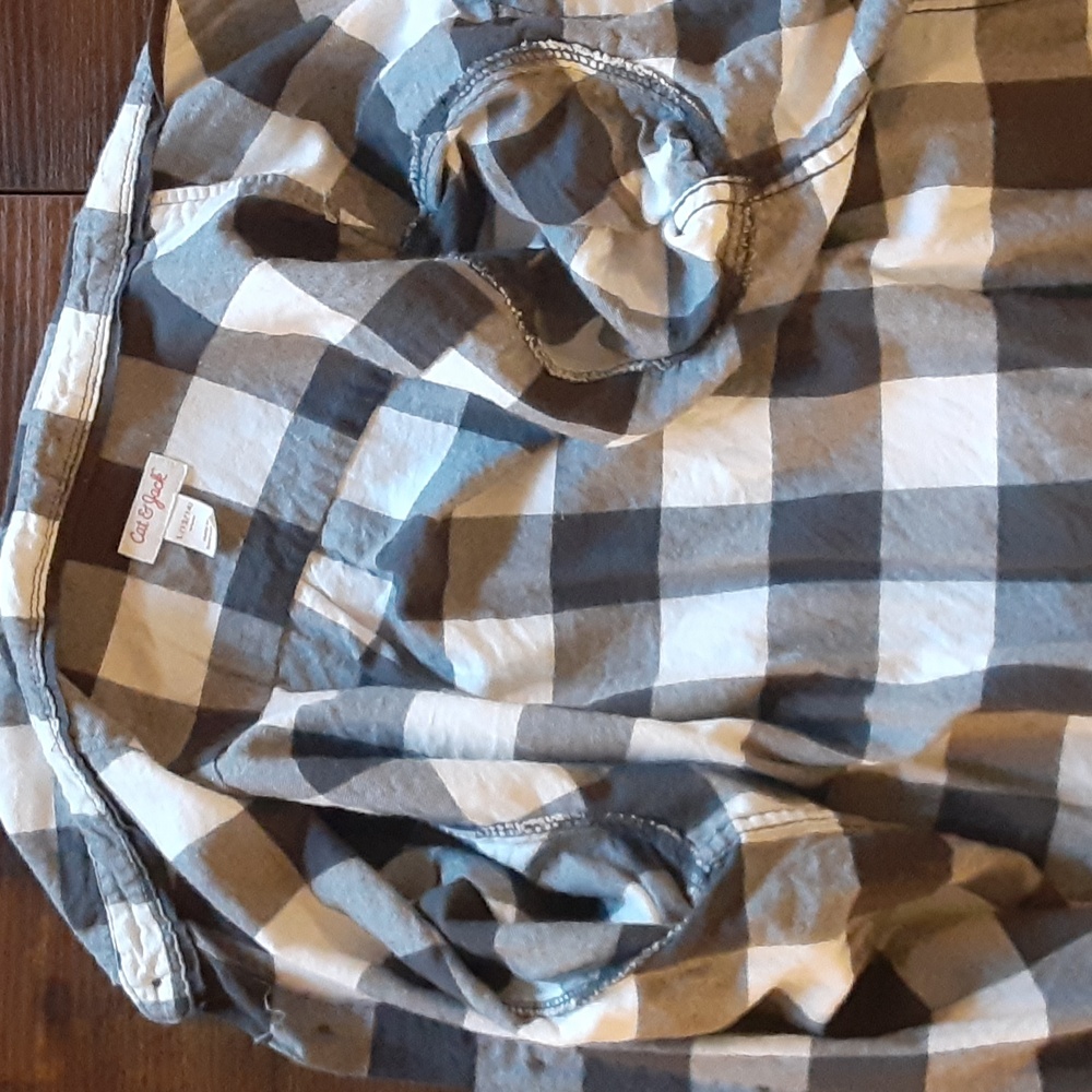 Boys' Plaid Flannel Button-Down Shirt - Cat & Jack™ - Picture 8 of 8